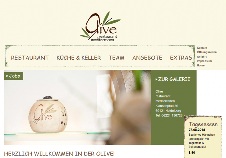 Restaurant "Olive" Heidelberg